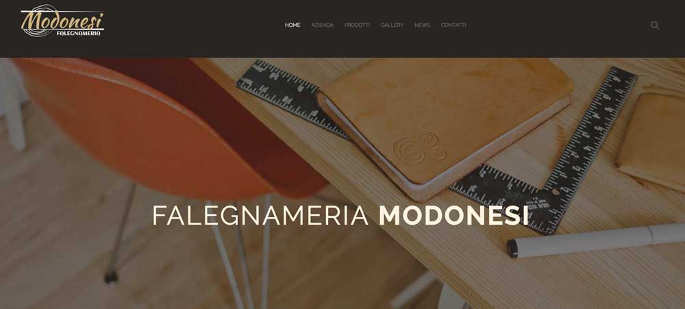 Realizzazione Sito Web Modonesi Falegnameria a Milano Pero